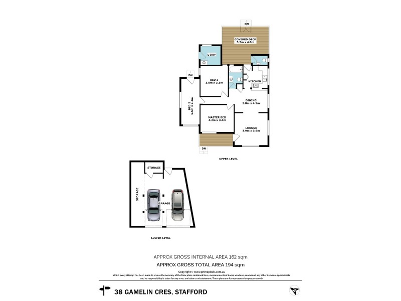 38 Gamelin Crescent, Stafford QLD 4053 Floorplan