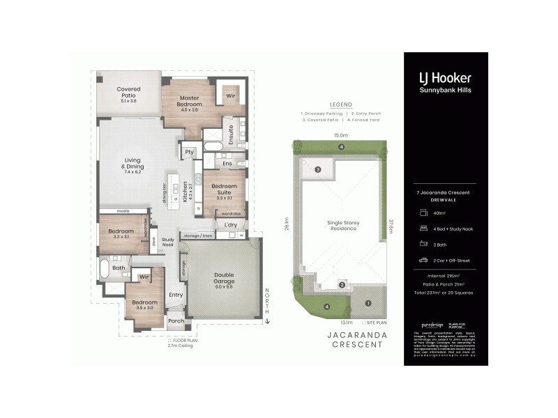 7 Jacaranda Crescent, Drewvale QLD 4116 Floorplan