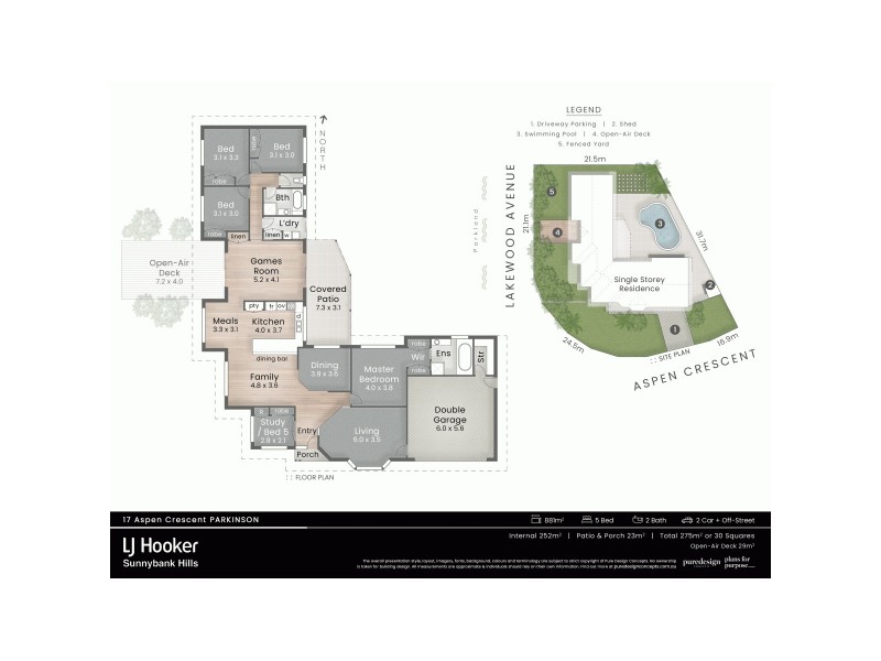 17 Aspen Crescent, Parkinson QLD 4115 Floorplan