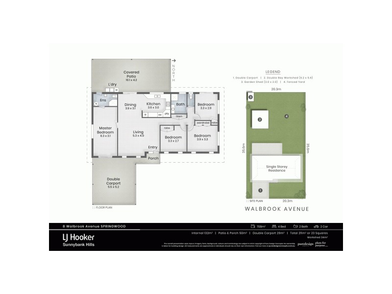 8 Walbrook Avenue, Springwood QLD 4127 Floorplan