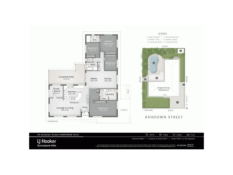 24 Ashdown Street, Sunnybank Hills QLD 4109 Floorplan