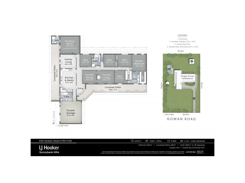 544 Gowan Road, Stretton QLD 4116 Floorplan