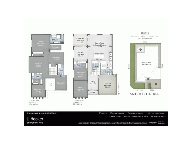 2 Amethyst Street, Rochedale QLD 4123 Floorplan