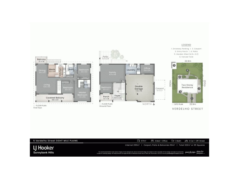 5 Verdelho Street, Eight Mile Plains QLD 4113 Floorplan