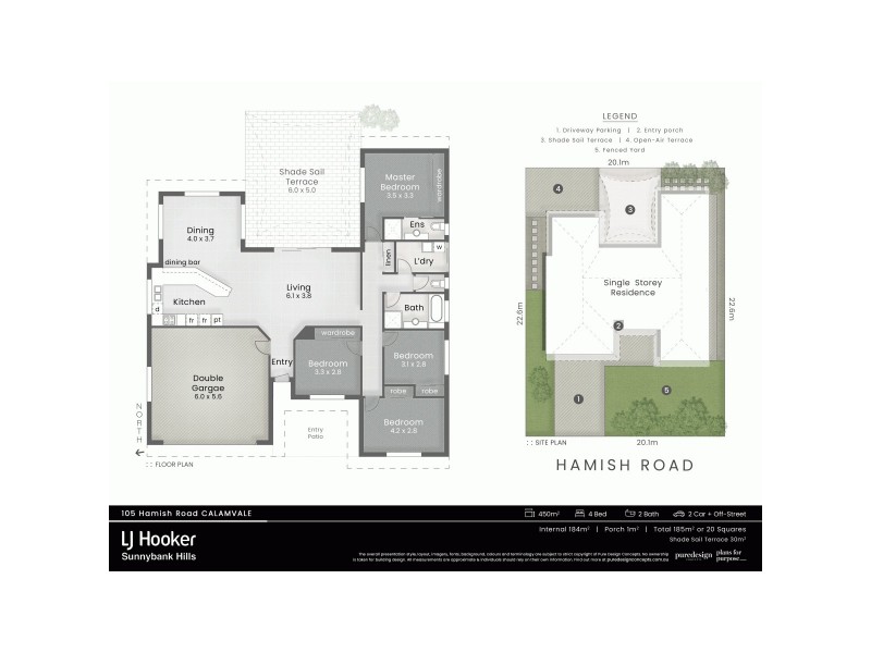 105 Hamish Street, Calamvale QLD 4116 Floorplan