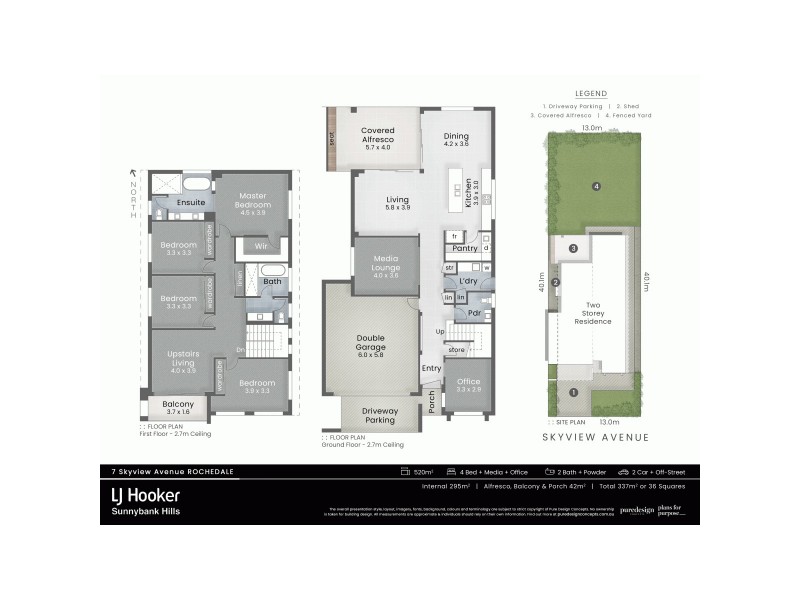 7 Skyview Avenue, Rochedale QLD 4123 Floorplan