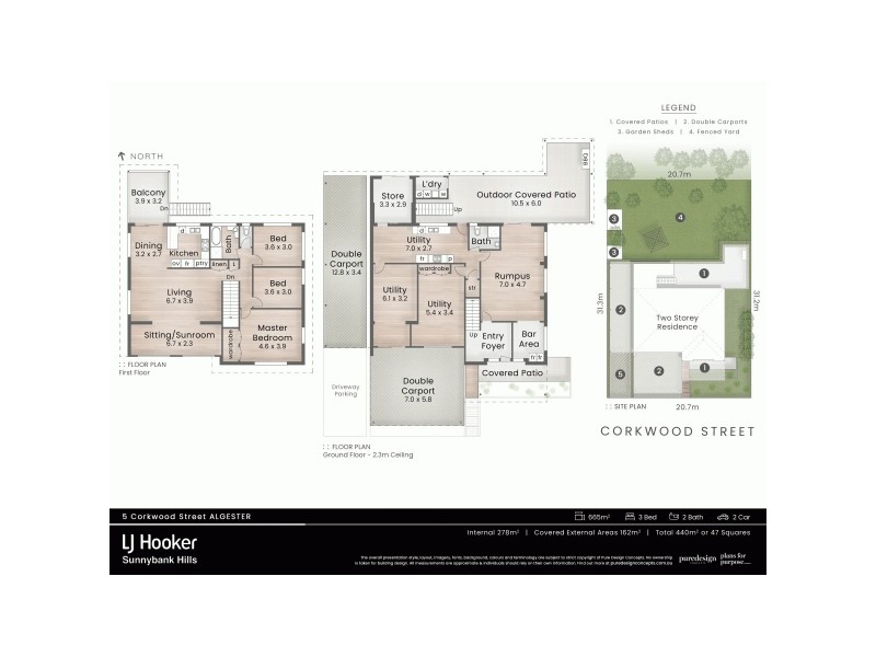 5 Corkwood Street, Algester QLD 4115 Floorplan