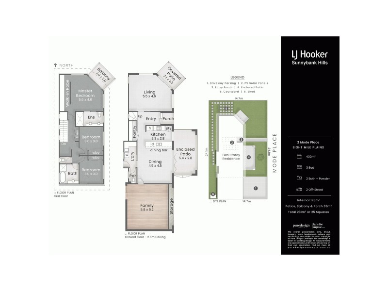 2 Mode Place, Eight Mile Plains QLD 4113 Floorplan
