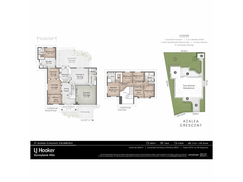 27 Azalea Crescent, Calamvale QLD 4116 Floorplan