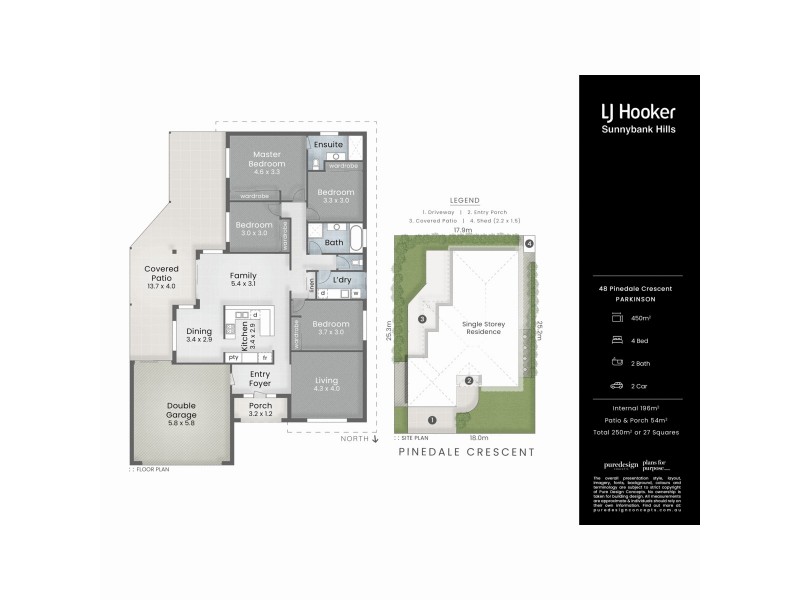 48 Pinedale Crescent, Parkinson QLD 4115 Floorplan