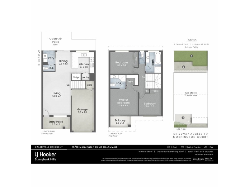 15/18 Mornington Court, Calamvale QLD 4116 Floorplan