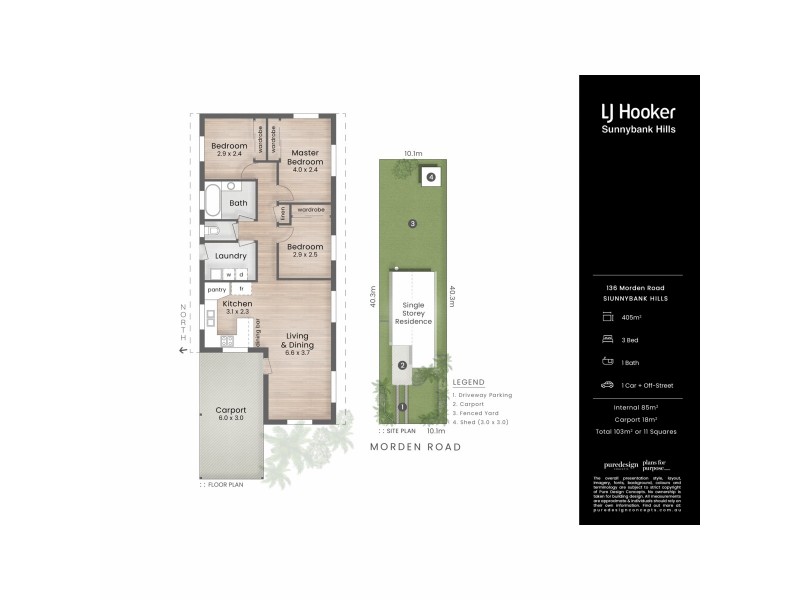 136 Morden Road, Sunnybank Hills QLD 4109 Floorplan