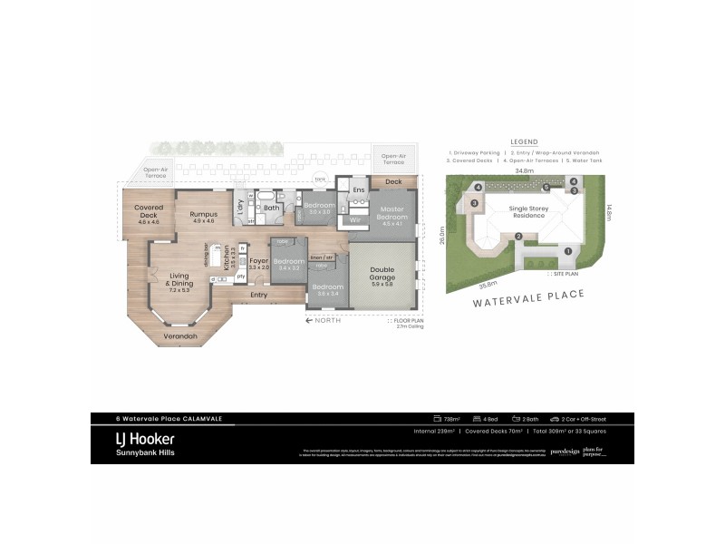 6 Watervale Place, Calamvale QLD 4116 Floorplan