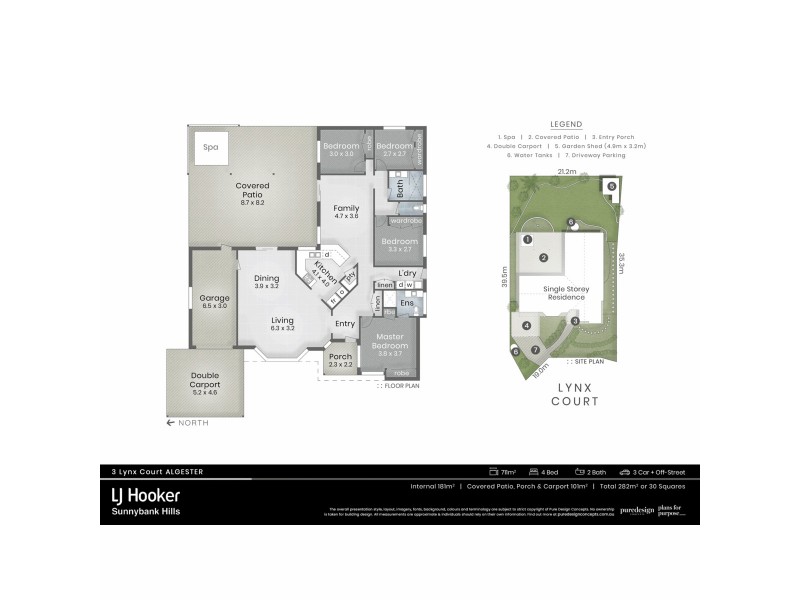 3 Lynx Court, Algester QLD 4115 Floorplan