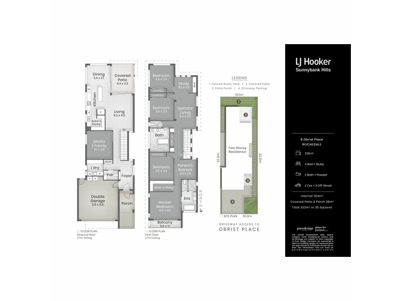 8 Obrist Place, Rochedale QLD 4123 Floorplan