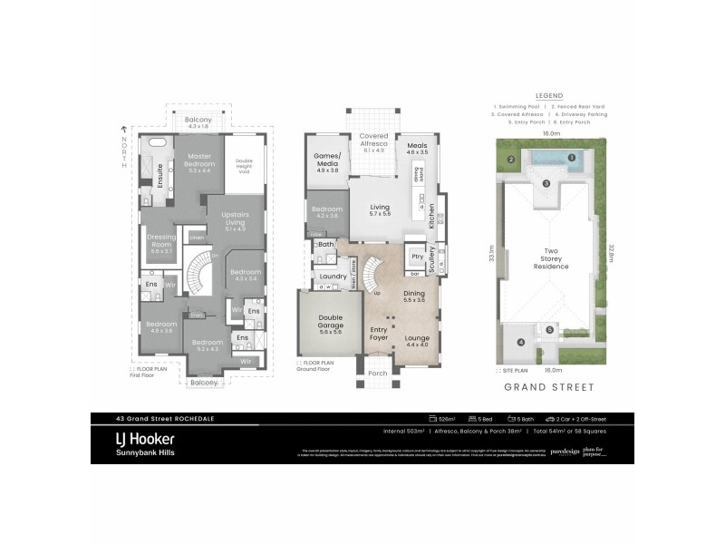 43 Grand Street, Rochedale QLD 4123 Floorplan