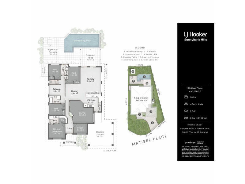 1 Matisse Place, Mackenzie QLD 4156 Floorplan
