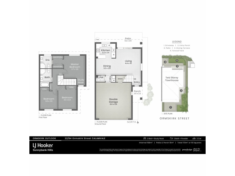 22/64 Ormskirk Street, Calamvale QLD 4116 Floorplan