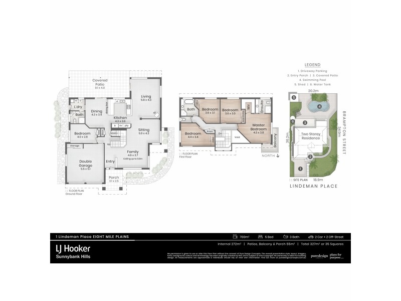 1 Lindeman Place, Eight Mile Plains QLD 4113 Floorplan