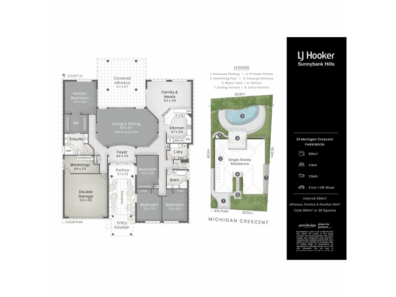 23 Michigan Crescent, Parkinson QLD 4115 Floorplan
