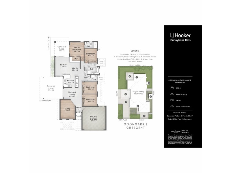 44 Goongarrie Crescent, Parkinson QLD 4115 Floorplan