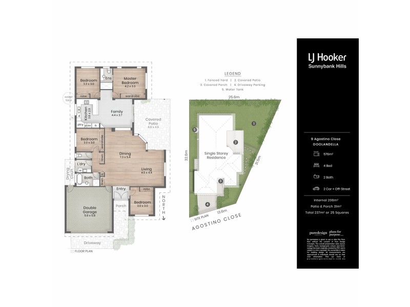 9 Agostino Close, Doolandella QLD 4077 Floorplan