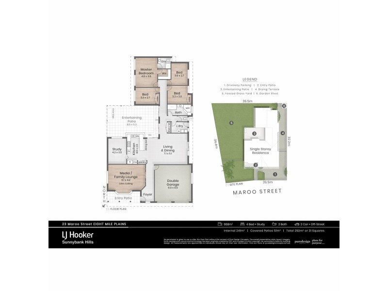 23 Maroo Street, Eight Mile Plains QLD 4113 Floorplan