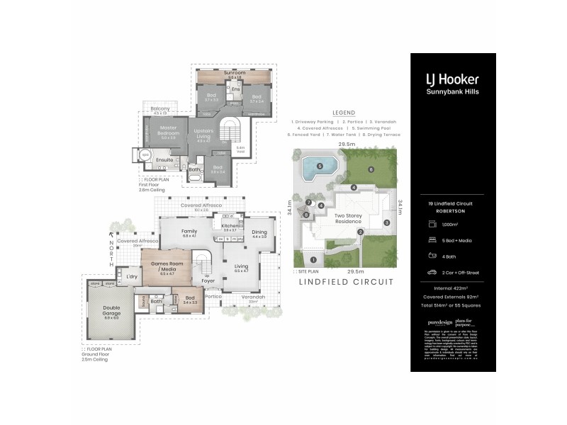 19 Lindfield Circuit, Robertson QLD 4109 Floorplan