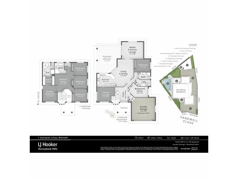 7 Sandwell Close, Wishart QLD 4122 Floorplan