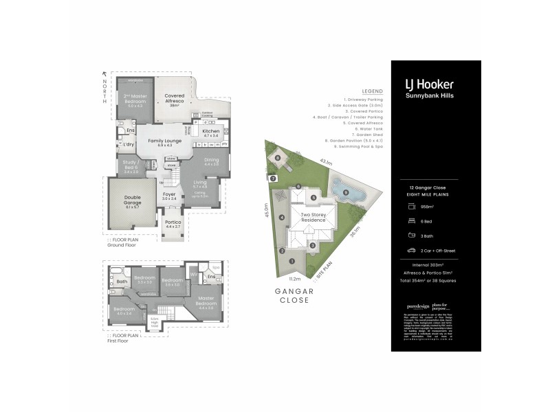 12 Gangar Close, Eight Mile Plains QLD 4113 Floorplan