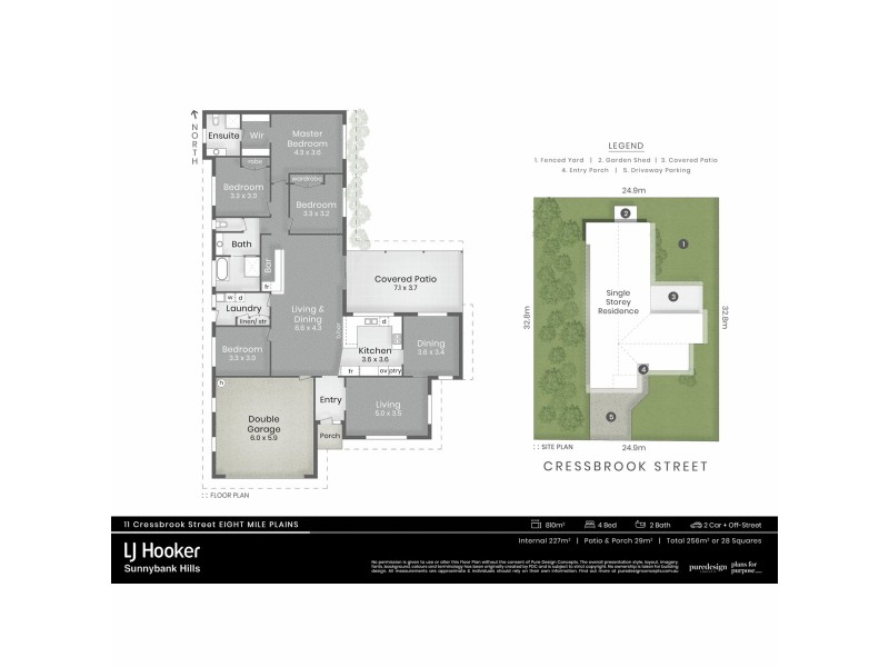11 Cressbrook Street, Eight Mile Plains QLD 4113 Floorplan