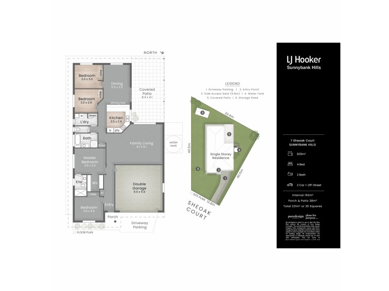 7 Sheoak Court, Sunnybank Hills QLD 4109 Floorplan