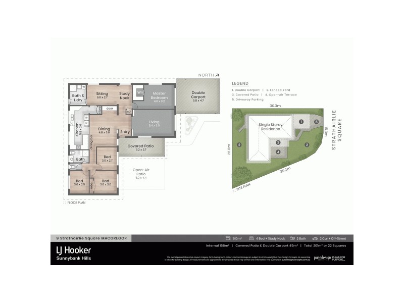9 Strathairlie Square, Macgregor QLD 4109 Floorplan