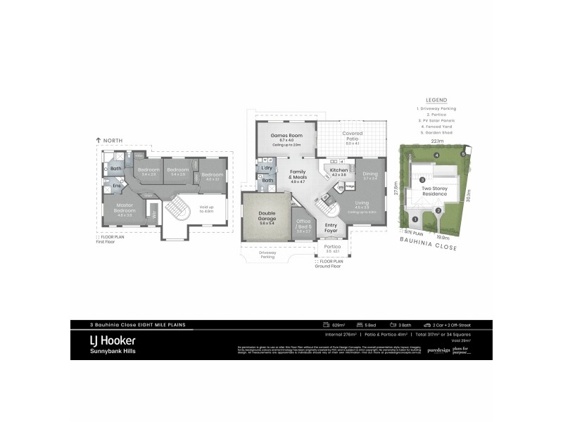 3 Bauhinia Close, Eight Mile Plains QLD 4113 Floorplan