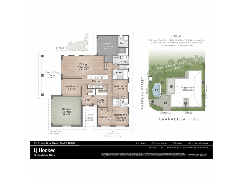 52 Granadilla Street, Macgregor QLD 4109 Floorplan