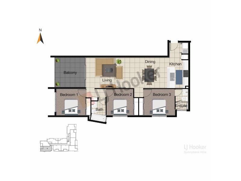 102/3-5 Grout Street, Macgregor QLD 4109 Floorplan