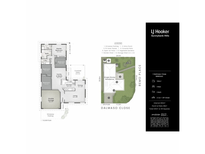 1 Dalmaso Close, Birkdale QLD 4159 Floorplan