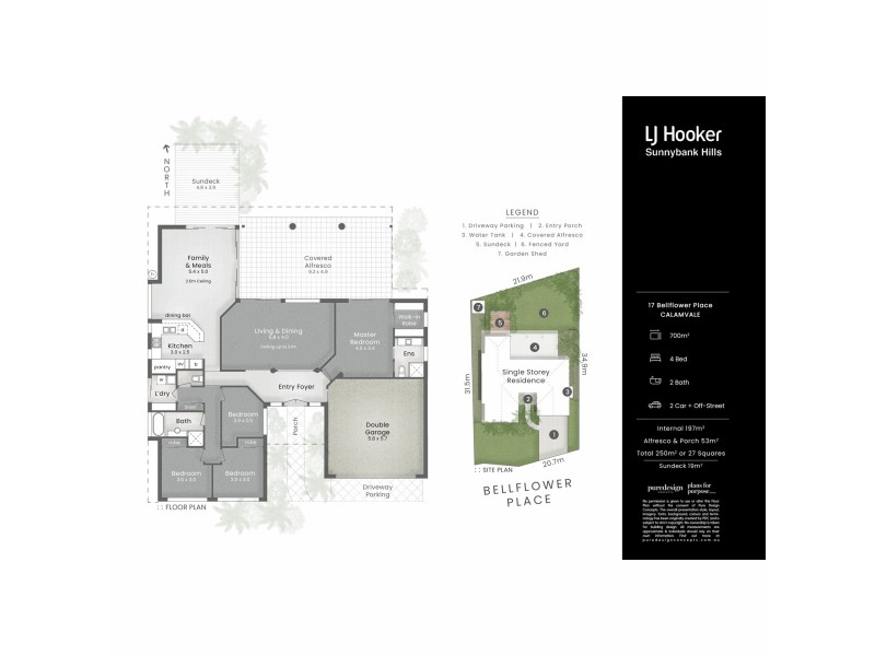 17 Bellflower Place, Calamvale QLD 4116 Floorplan