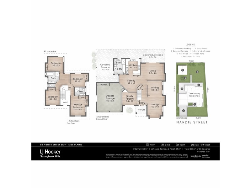 82 Nardie Street, Eight Mile Plains QLD 4113 Floorplan