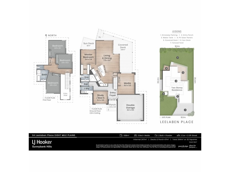34 Leelaben Place, Eight Mile Plains QLD 4113 Floorplan