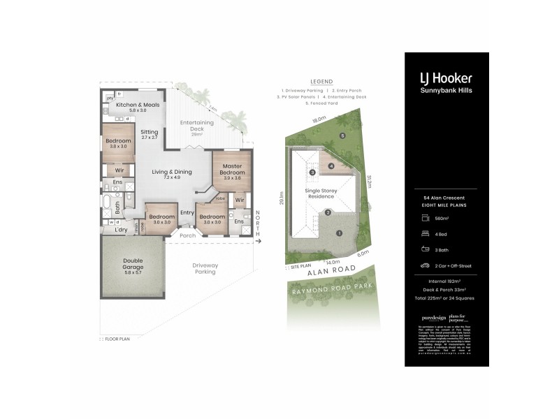 54 Alan Crescent, Eight Mile Plains QLD 4113 Floorplan