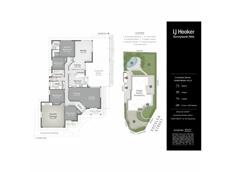 2 Excelsa Street, Sunnybank Hills QLD 4109 Floorplan