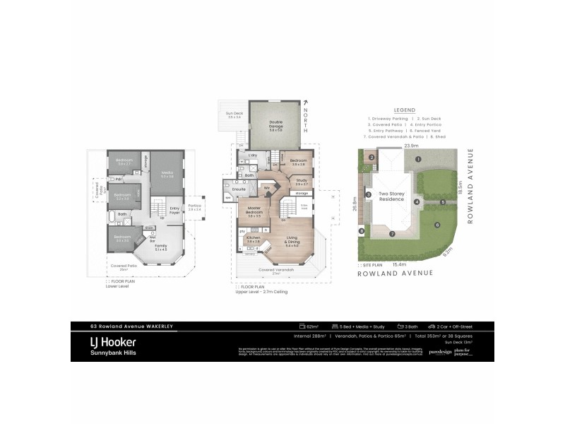 63 Rowland Avenue, Wakerley QLD 4154 Floorplan