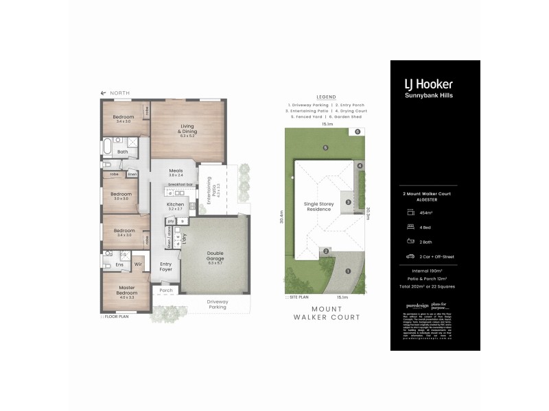 2 Mount Walker Court, Algester QLD 4115 Floorplan