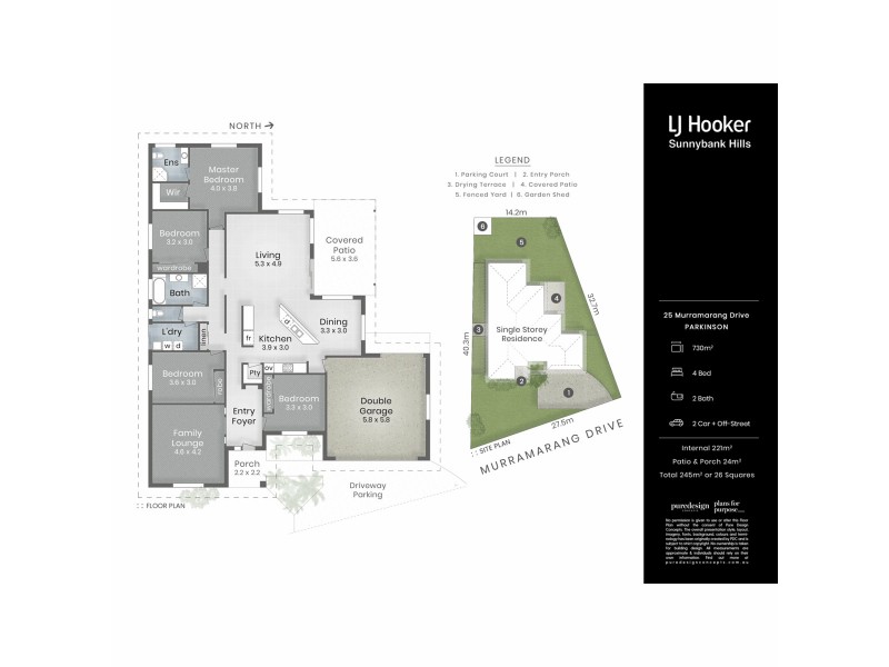 25 Murramarang Drive, Parkinson QLD 4115 Floorplan