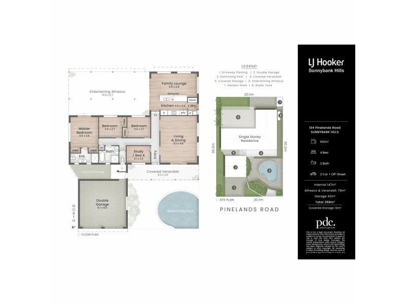 134 Pinelands Road, Sunnybank Hills QLD 4109 Floorplan