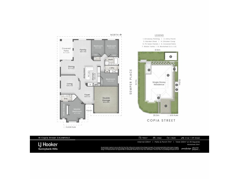 16 Copia Street, Calamvale QLD 4116 Floorplan