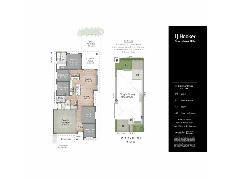 76 Brookbent Road, Pallara QLD 4110 Floorplan