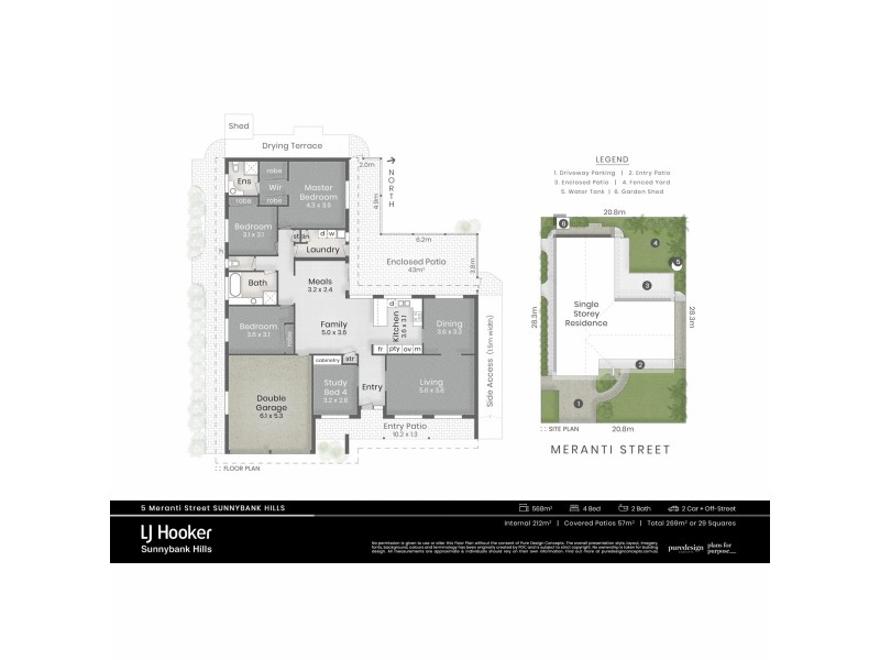5 Meranti Street, Sunnybank Hills QLD 4109 Floorplan