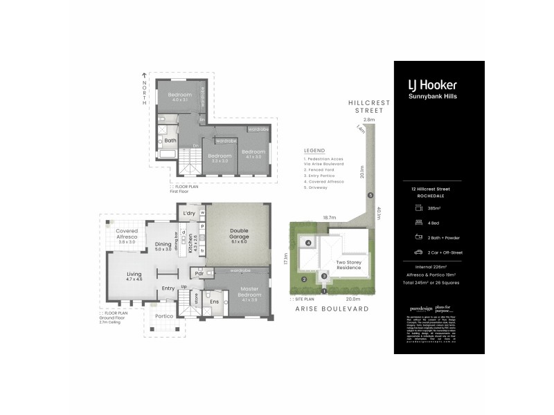12 Hillcrest Street, Rochedale QLD 4123 Floorplan